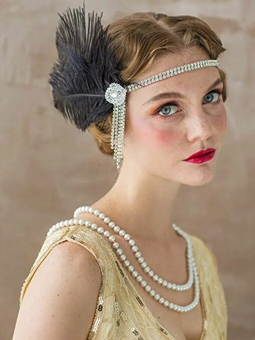 Art Deco & Old Hollywood Glamour Bridal Accessories by Gibson Bespoke Bridal hea
