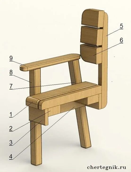 Кресло из бруса 150х150 чертеж. Конструкция деревянного стула. Стул из досок. Стул из досок со спинкой. Легкий стул своими руками