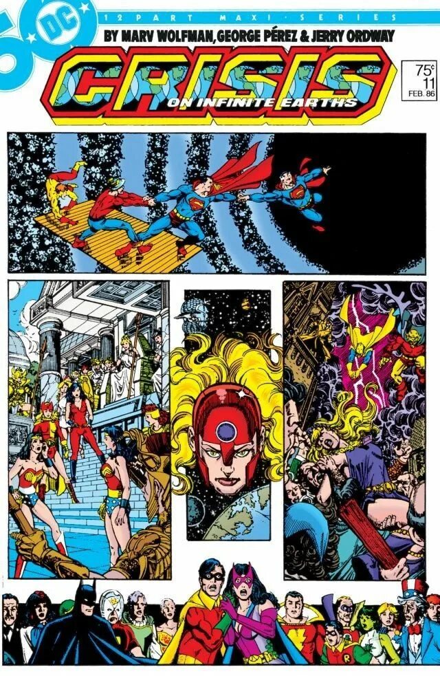 Crisis on infinite earths comics. Crisis on infinite earths. Кризис на бесконечных землях бэтмен. Комие кризис на бесконечных землях. Кризис на бесконечных землях комикс.