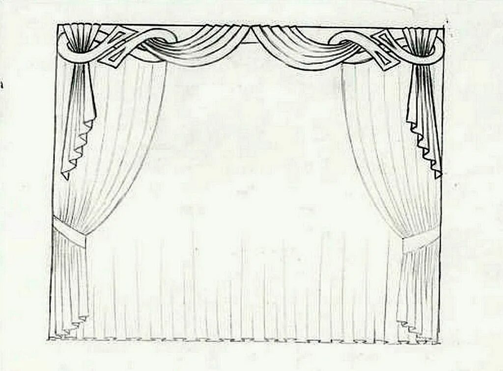 Эскиз занавесы. Эскизы штор. Шторы карандашом. Эскиз занавеса. Эскизы штор карандашом.