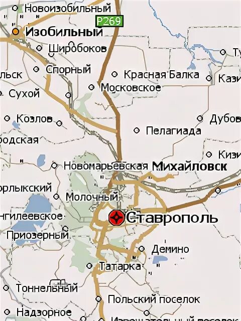 карта изобильный ставропольский