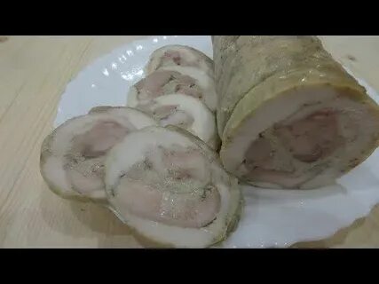 Рулет из домашней курицы пошагово