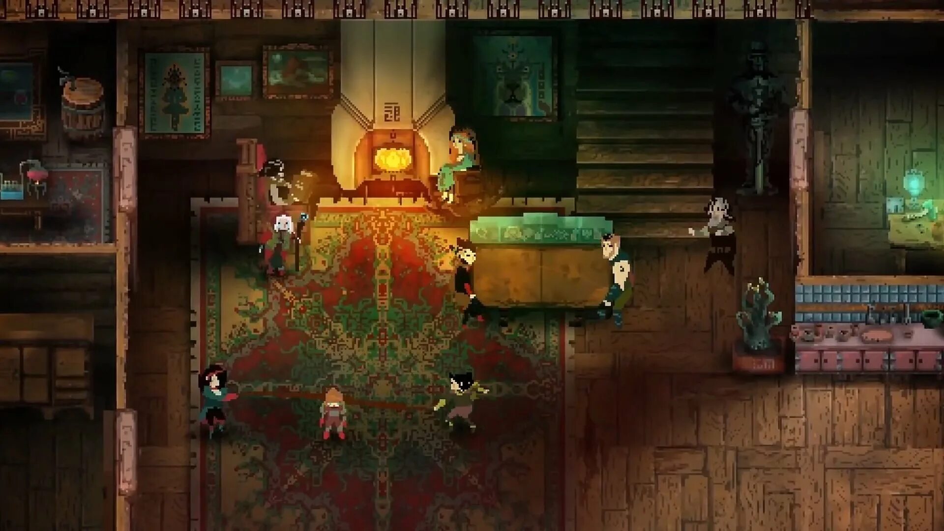 Инди игры с сюжетом. Children of morta. Children of morta ps4. Children of morta Art. Пиксельная игра children of morta.