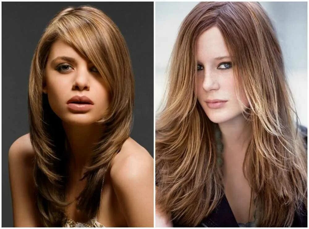 лесенка каскад 2022. модные стрижки на длинные волосы. удлинённый каскад 2021. рваный каскад градуированное. как выглядит каскад без укладки.