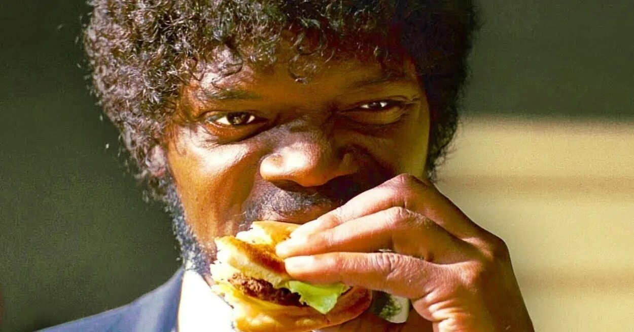 Сэмюэл Джексон Криминальное чтиво. Самуэль Джексон Криминальное чтиво. Big Kahuna Burger Криминальное чтиво. Сэмюэль Джексон 1994.