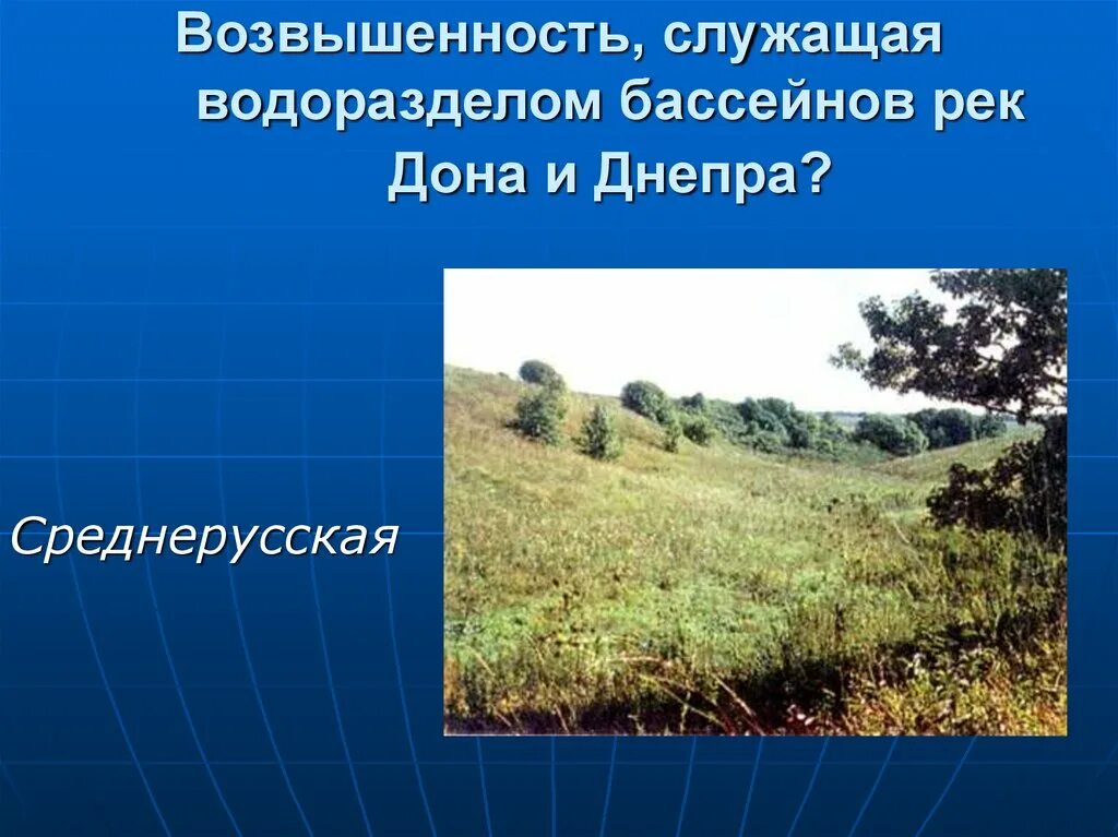 Среднерусская высота над уровнем моря. Среднерусская возвышенность. Среднерусская равнина высота. Среднерусская возвышенность возвышенность. Среднерусская возвышенность высота.