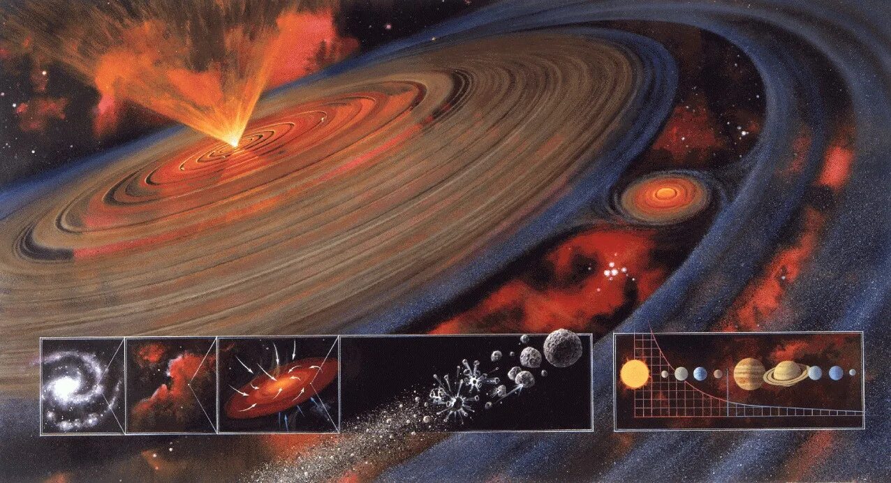 Газопылевое облако солнечной системы. Формирование планет солнечной системы. Формирование планет солнечной системы. Зарождение солнечной системы. Теории эволюции солнечной системы.