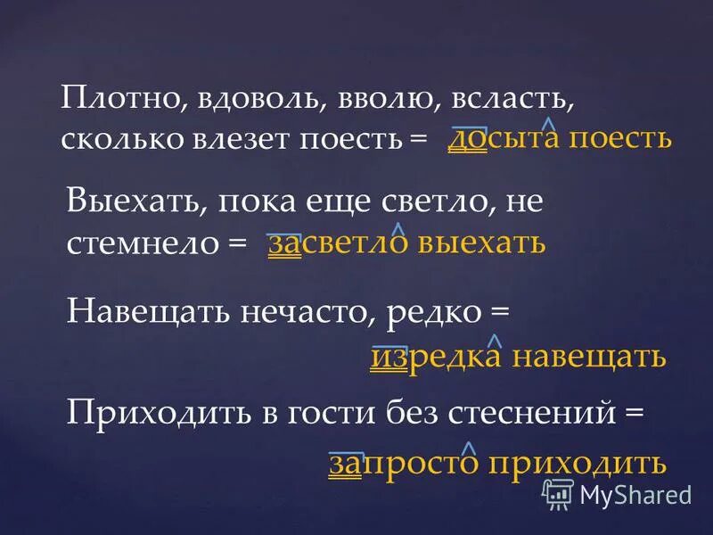 Всласть.