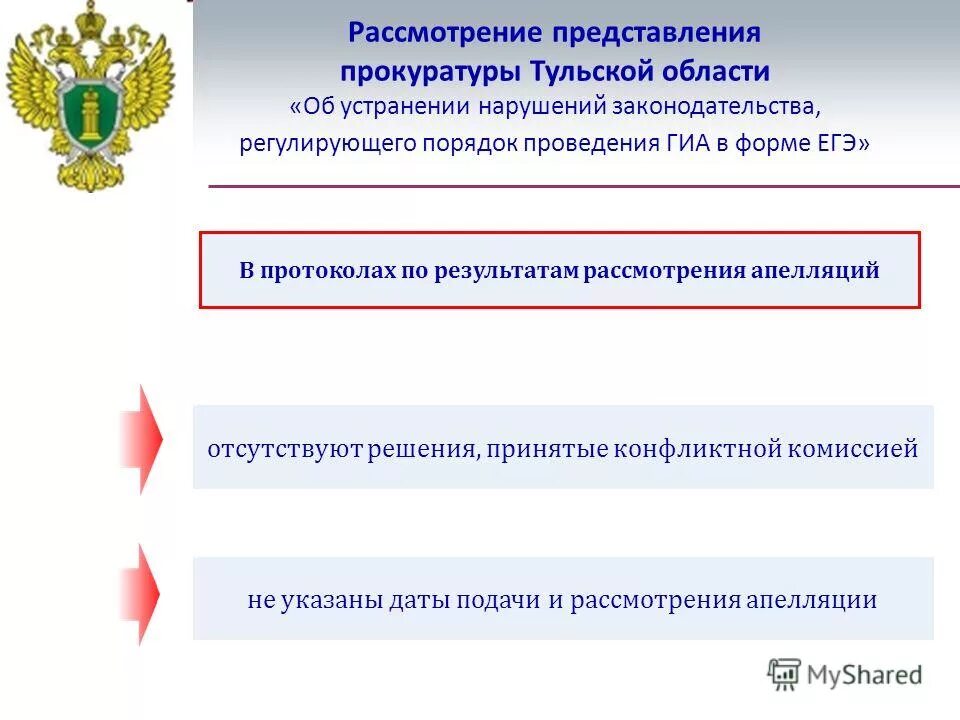 Рассмотрение представления прокуратуры. Порядок рассмотрения представления прокуратуры. Рассмотрение представления прокуратуры об устранении нарушений. О рассмотрении представления. По результатам рассмотрения нарушения