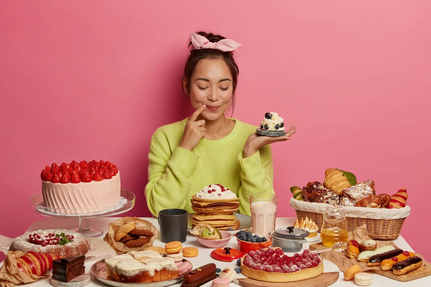 You eat many sweets