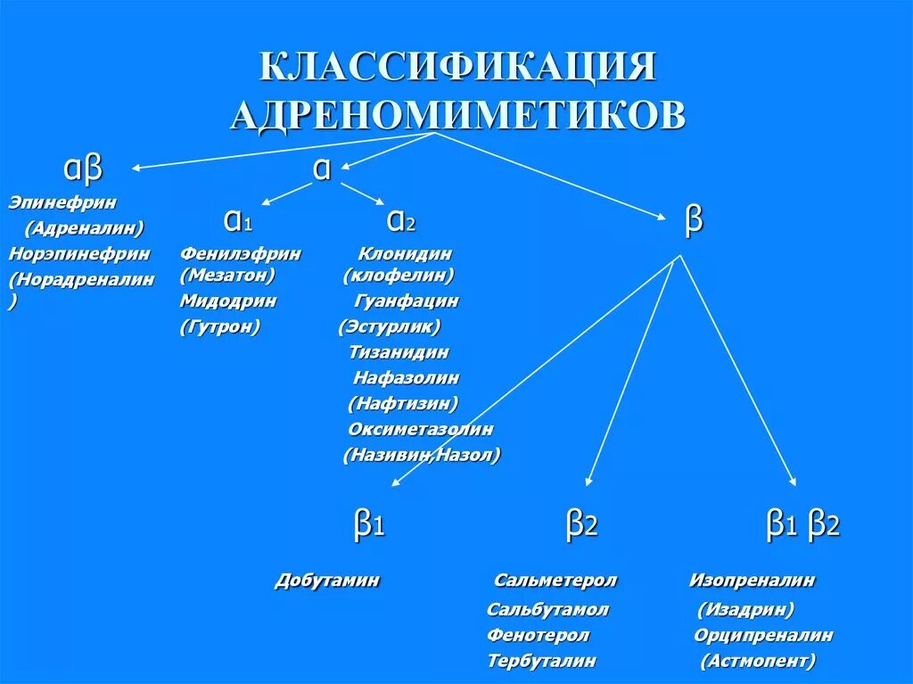 Механизм альфа адреномиметиков. Классификация Альфа и бета адреномиметиков. Бета 2 адреномиметики классификация. Альфа 2 адреномиметики механизм действия. Бета 2 адреномиметики препараты.