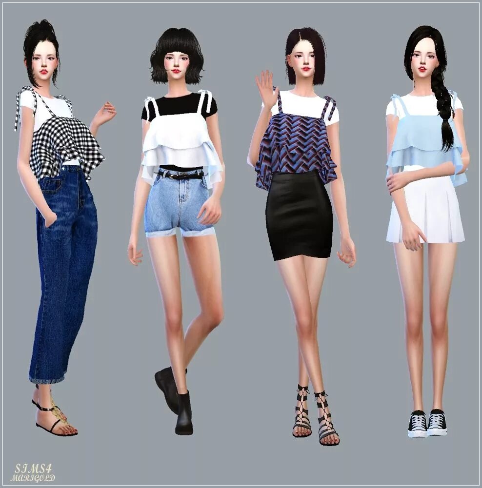 Симс 4 классная. Одежда симс 4 в корейском стиле. Korean Dress SIMS 4. Симс 4 Наряды. Стили одежды в симс 4.