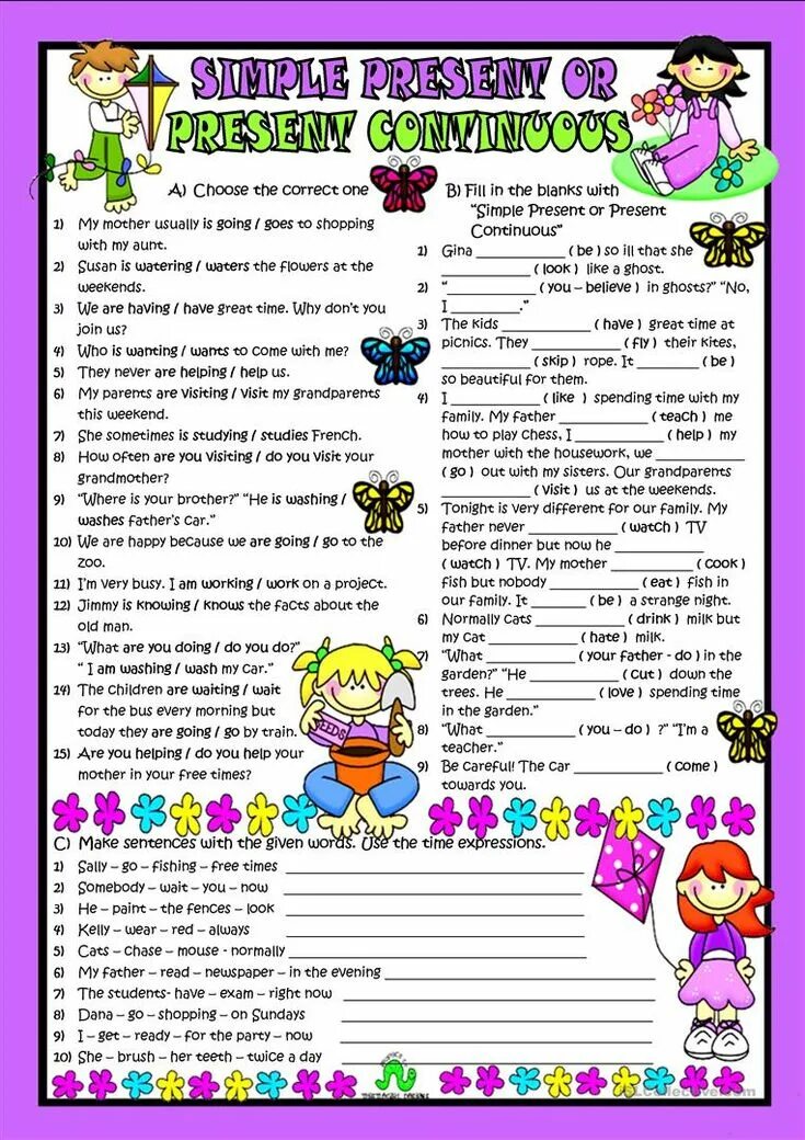Present simple b present continuous exercises. Present simple present continuous упражнения. present simple present continuous упражнения worksheets. present simple vs present continuous упражнения. present simple continuous упражнения.