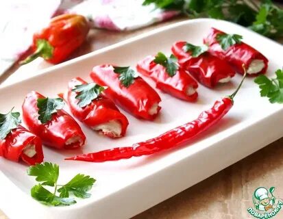 Рулетики из перцев