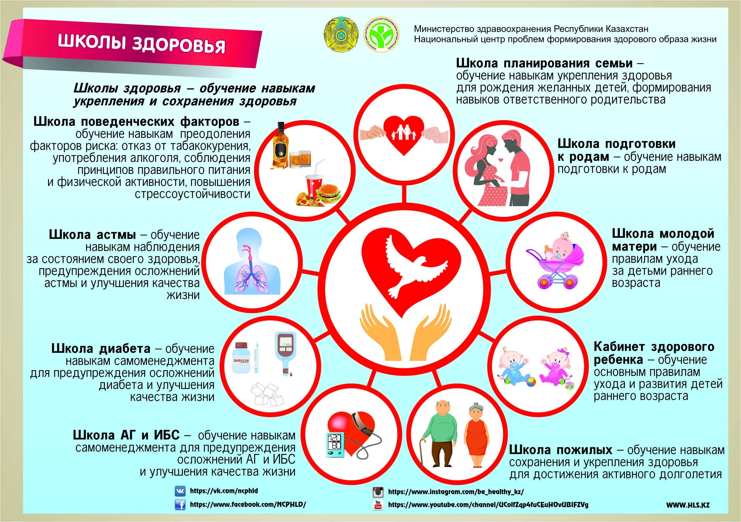 Цель по теме профилактика заболеваний. Школа здоровья памятка. Памятка для пациента школы здоровья. Школа здоровья по профилактике. Памятки по школам здоровья.