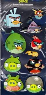 Наклейки angry birds