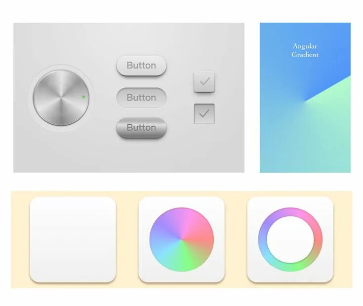 Button gradient