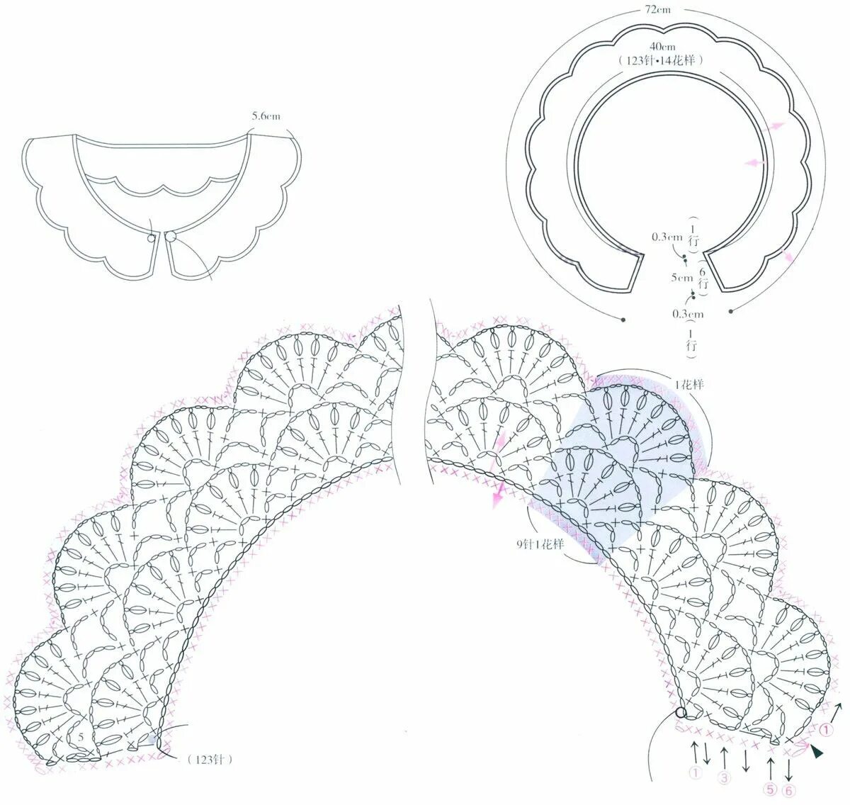 Ажурные воротнички крючком со схемами. Воротничок крючком на платье со схемами девочке. Воротник крючком схема и описание для начинающих. Воротник крючком схема. Вязание крючком воротничков для начинающих.