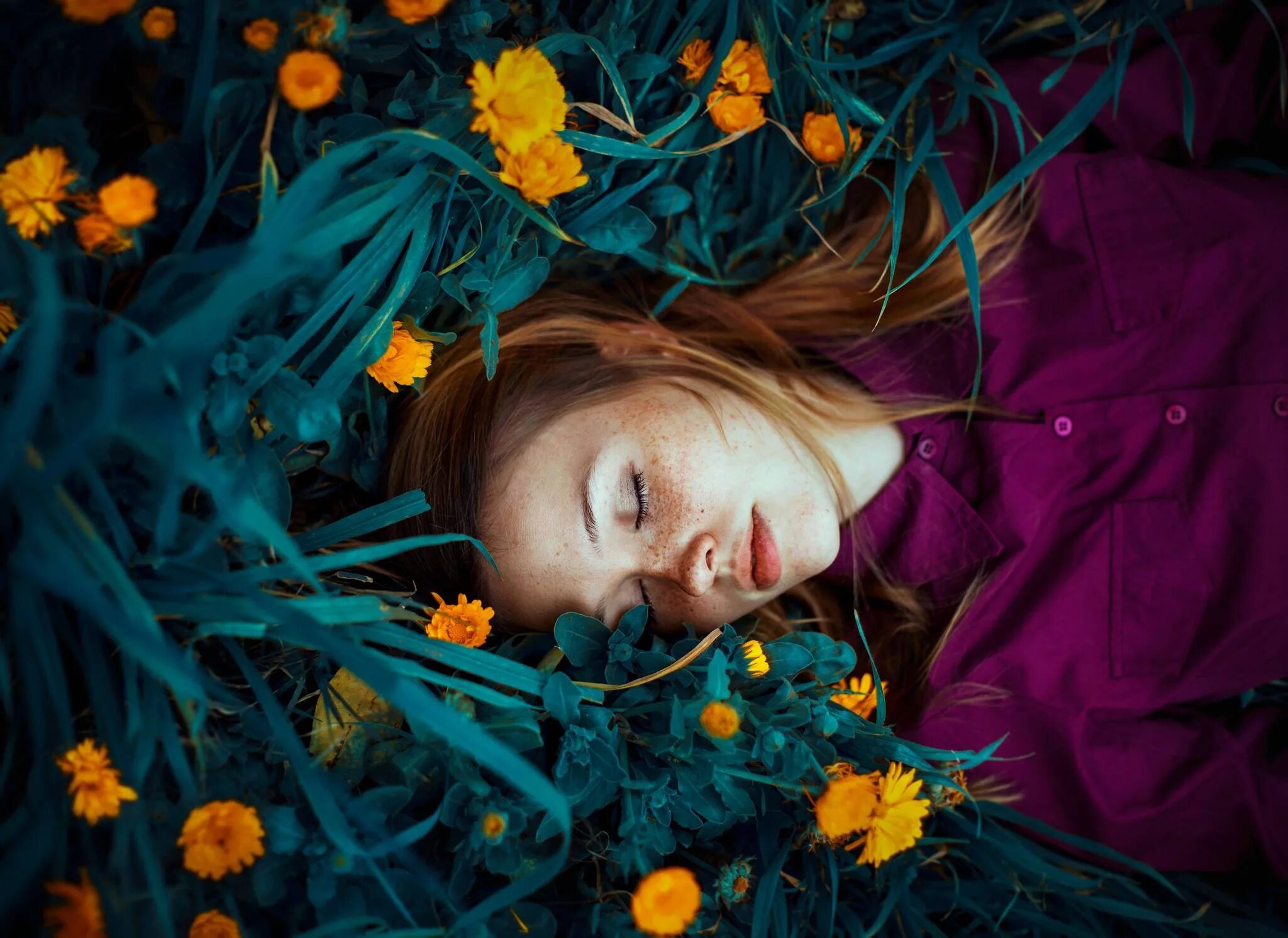 Большие цветы во сне. Девушка лежит в цветах. Сон в цветах. Спать в цветах.