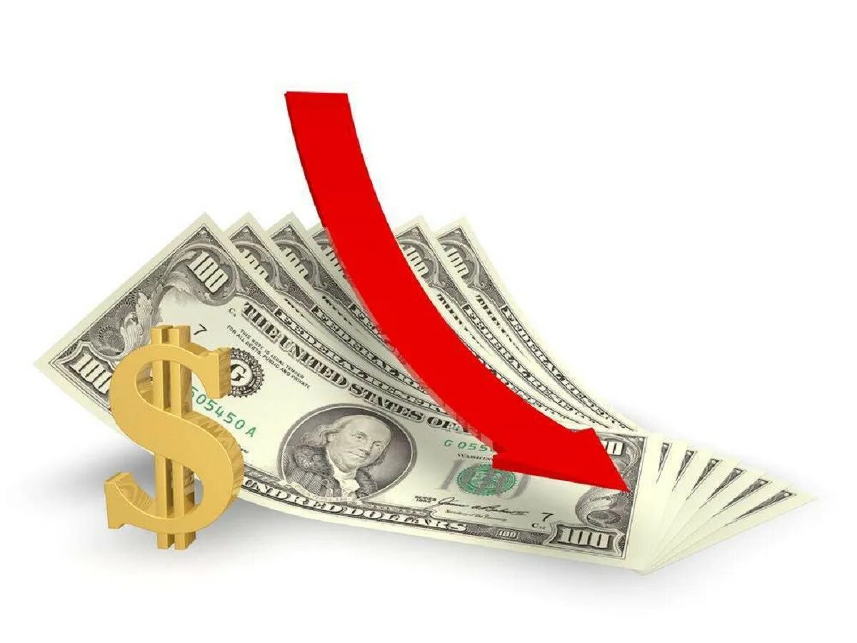 Падение курса валюты. Доллар упал. Роль доллара. Доллар понижается. Доллар подешевел.