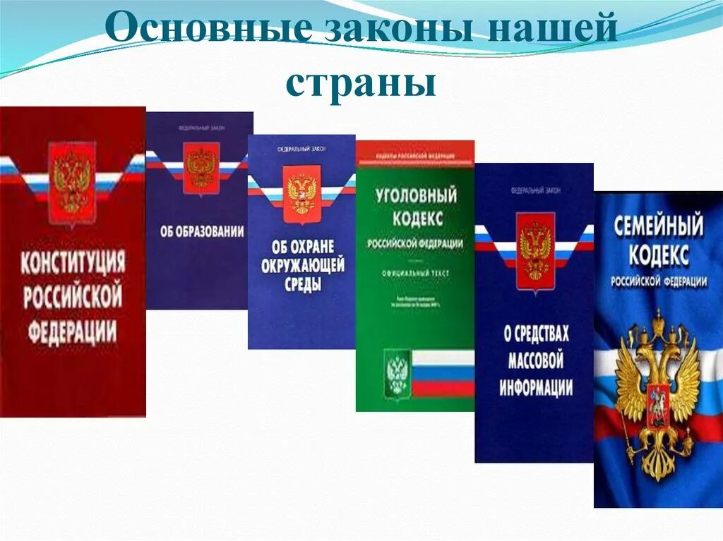 Законы РФ. Основные законы РФ. Основной закон нашей страны. Закон.