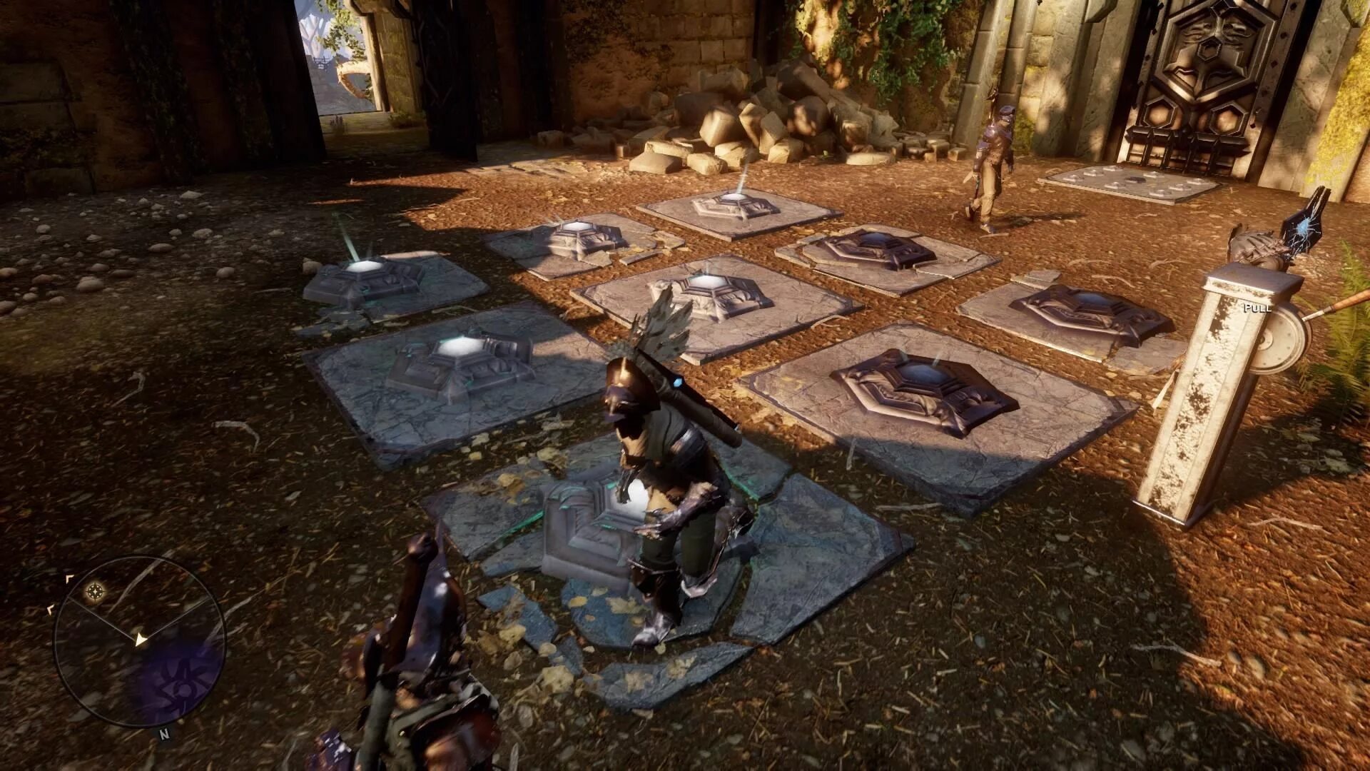 Dragon age inquisition по следу америдана. Головоломка драгон эйдж инквизиция. Dragon age inquisition разикалев предел. Головоломки в инквизиции. Пещера мертвая рука dragon age inquisition.