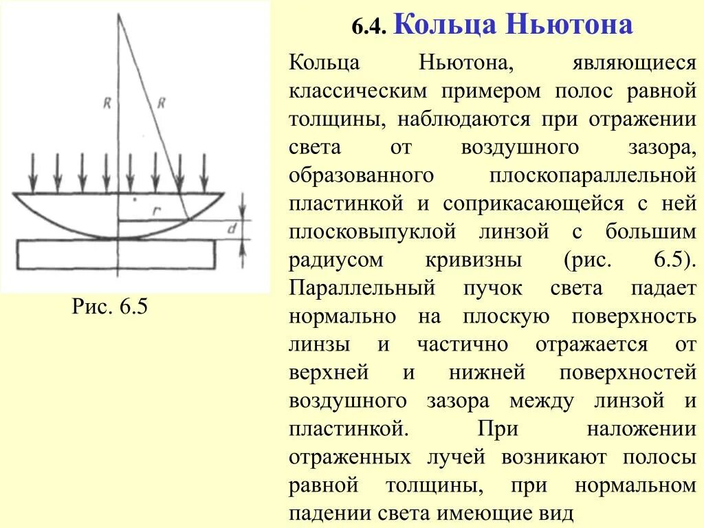 Плосковыпуклая линза кольцо Ньютона. Ход лучей при наблюдении колец Ньютона. Схема опыта для наблюдения колец Ньютона. Оптическая схема колец Ньютона. Формула радиуса колец ньютона