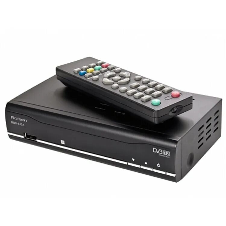 Внешний dvb t2. Приставка ролсен двб т2. dvb t2 ресивер rolsen. ролсен тв тюнер. ролсен приставка для цифрового тв.