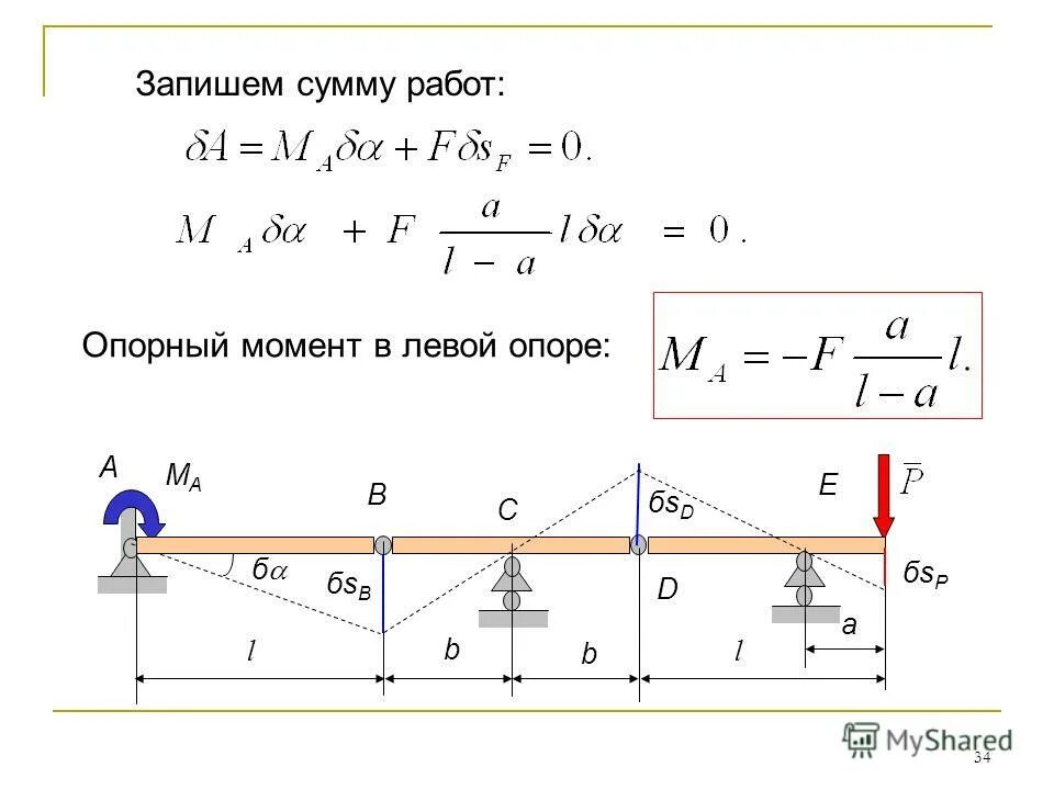 Момент насколько. Опорный момент. Опорный момент формула. Аналитические определения опорных балок. Определить опорные реакции.