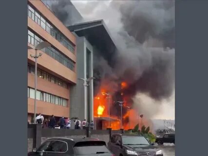 Кунцево плаза горел