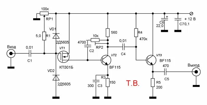 усилитель для осциллографа. активный щуп для осциллографа 100мгц схема. схема входного усилителя формирователя частотомера. щуп усилитель для осциллографа схема. измерения осциллографа лабораторная.