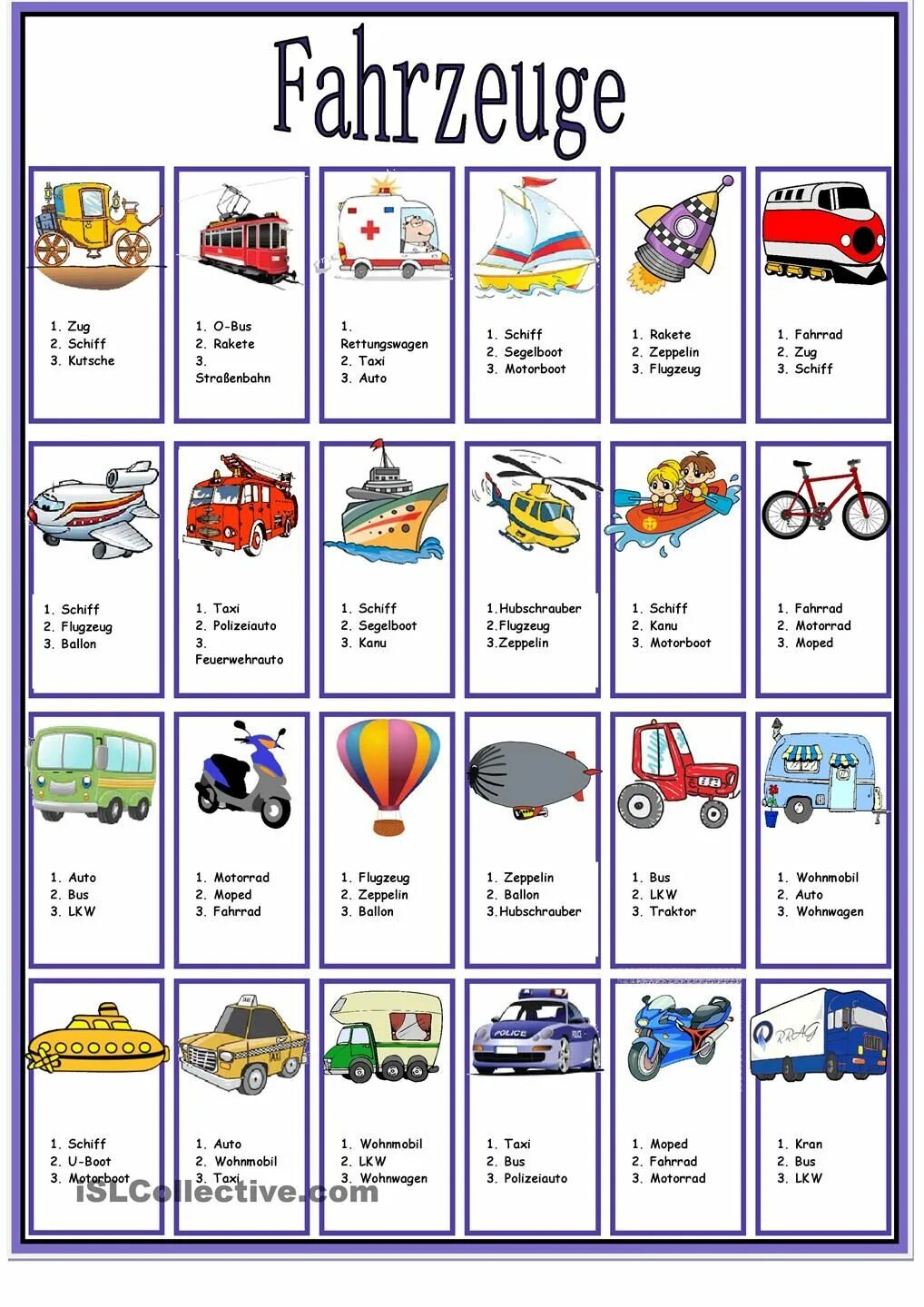 Техника на немецком языке. Транспорт на немецком языке. Транспортные средства на немецком языке. Тема транспорт на немецком. Виды транспорта на немецком языке.