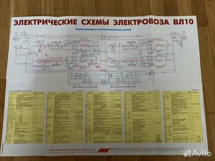 Схема электровоза вл 10