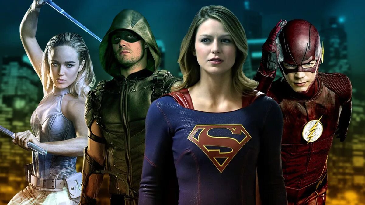 Новый супер супергерой. Флеш стрела супергерл. cw arrowverse. kara danvers as green arrow. сериалы дс.