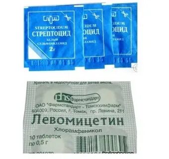 Стрептоцид от прыщей на лице