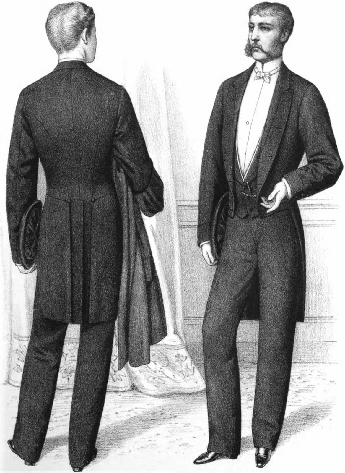 Сюртук также считался верхней одеждой. Одежда Кристиан 19 века. Одежда Баринов 19 века. Фрак 19 века. Фрак и сюртук 19 века.