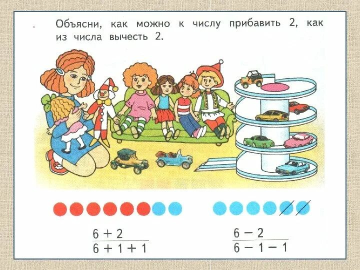 Математика 1 класс моро стр 84. Задания прибавить и вычесть 2 задачи. Математика прибавление числа 2. Прибавить и вычесть число 4 задания. Объясни как можно к числу прибавить 2.