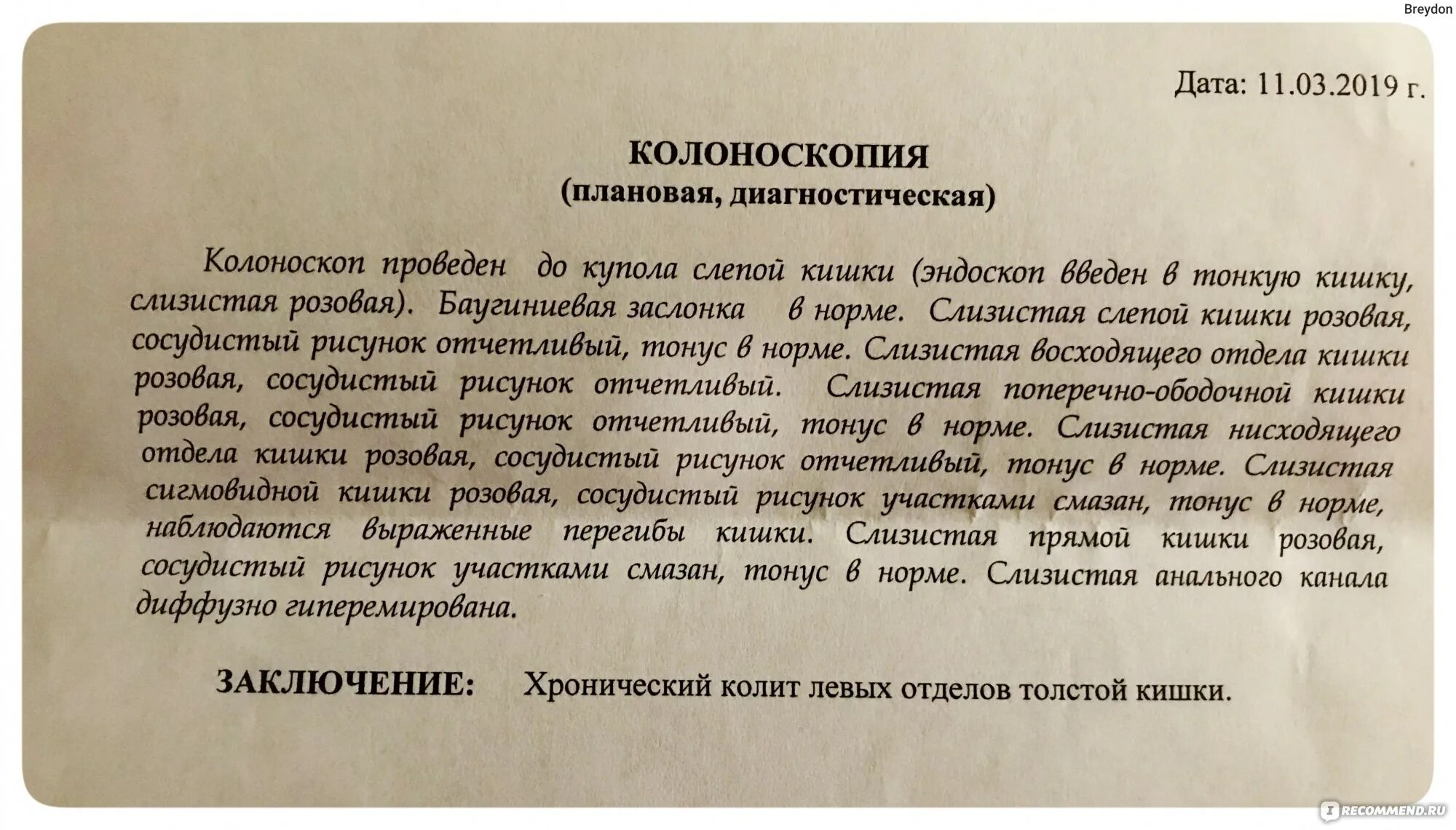 Колоноскопия женщине отзывы. Заключение колоноскопии. Как выглядит заключение колоноскопии. Колоноскопия заключение норма. Протокол колоноскопии.