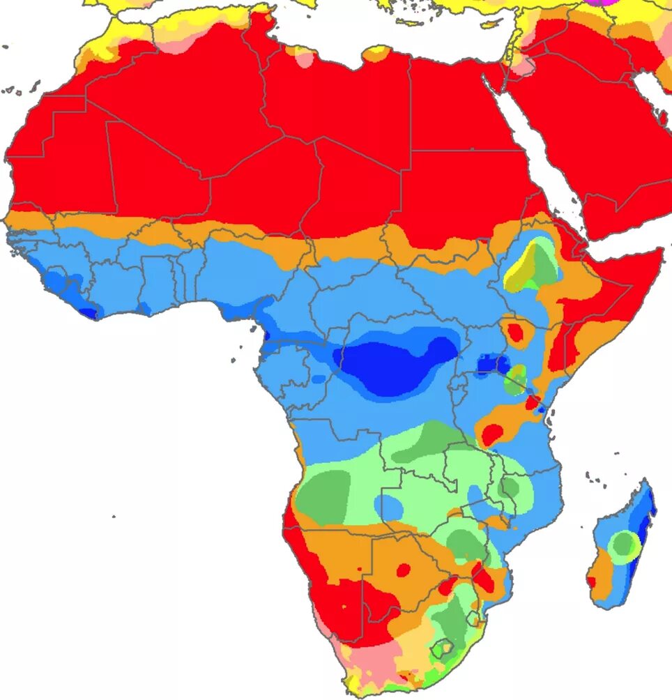 В африке много осадков. Карта климатических поясов Африки. Климатическая карта Африки климатические пояса. Карта климатических зон Африки. Климатические пояса ЮАР карта.