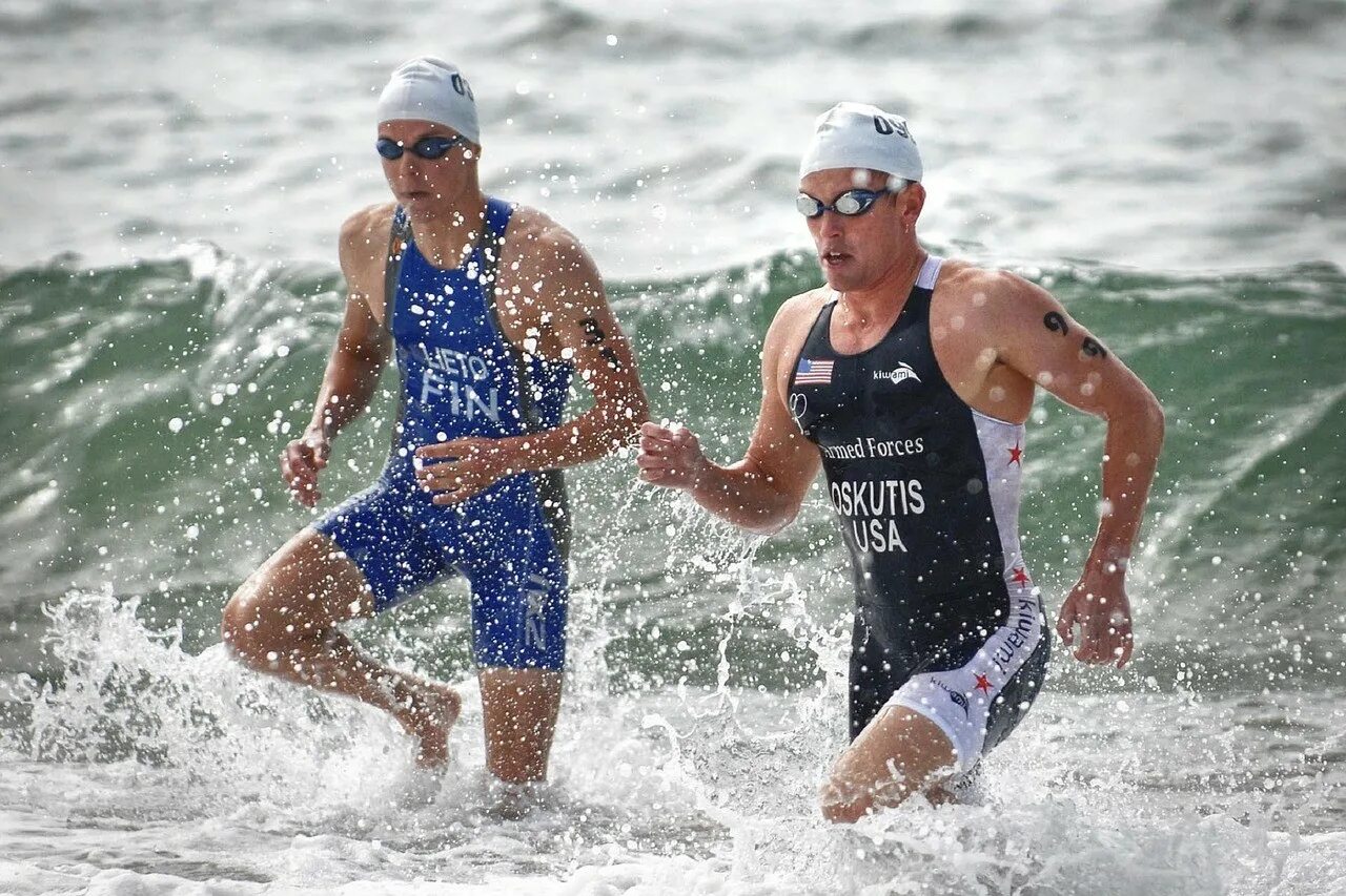 Тим таддер. Чемпионы плавания и бега. Пловцы на открытой воде. Swim run. Триатлон.
