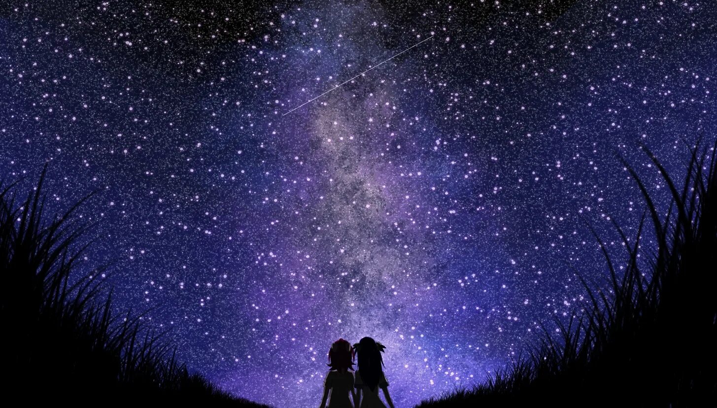 Звездное небо. Девушка под звездным небом. Звезда с неба. Ночное небо со звездами.