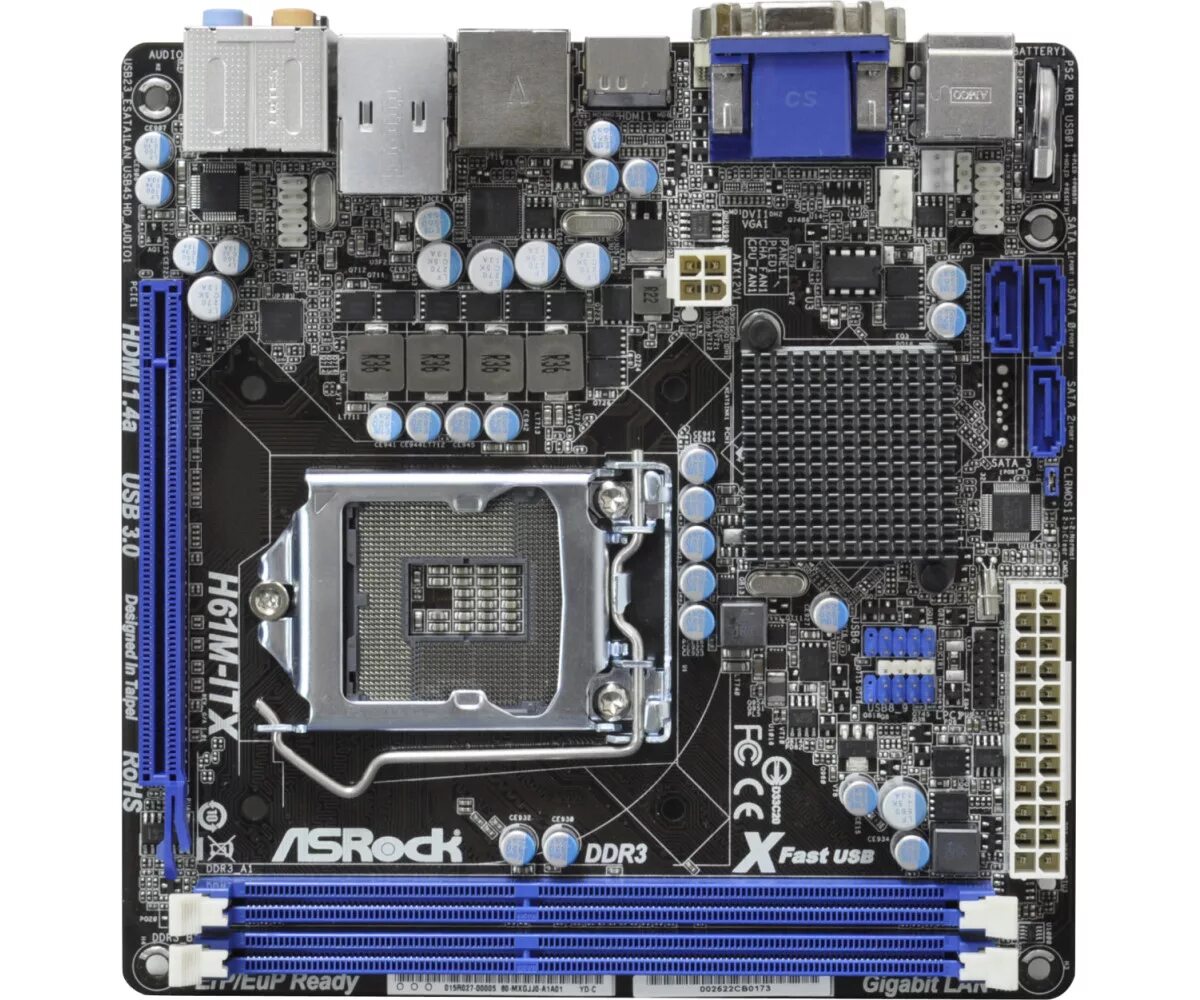 Intel r 6 series. Материнская плата ASROCK h61m. H61 Mini ITX. Материнские платы 1155 ASROCK h61. Материнская плата ASROCK h61m-ps2.