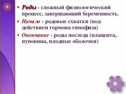Беременность и роды 9 класс биология презентация