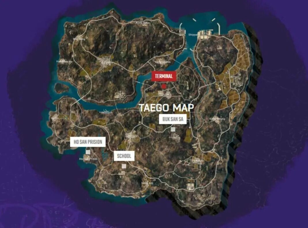 Таэго PUBG. Карта Taego PUBG. PUBG Taego новая карта. Карта секретных комнат PUBG. Таэго секретная комната карта