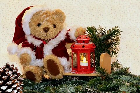 Новогодняя картинка медведя