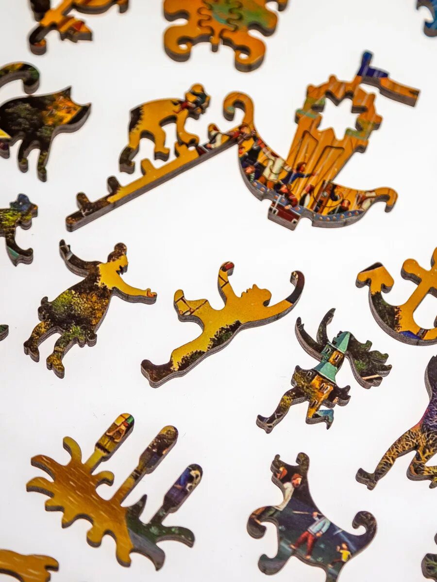 П. Davici. Деревянные пазлы давинчи. Davici рекламная продукция. Davici.