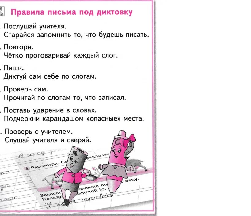 Алгоритм записи слов и предложений 1 класс. Алгоритм письма под диктовку. Обучение письму под диктовку. Алгоритм письмо под диктовку 1 класс. Памятка письмо под диктовку.