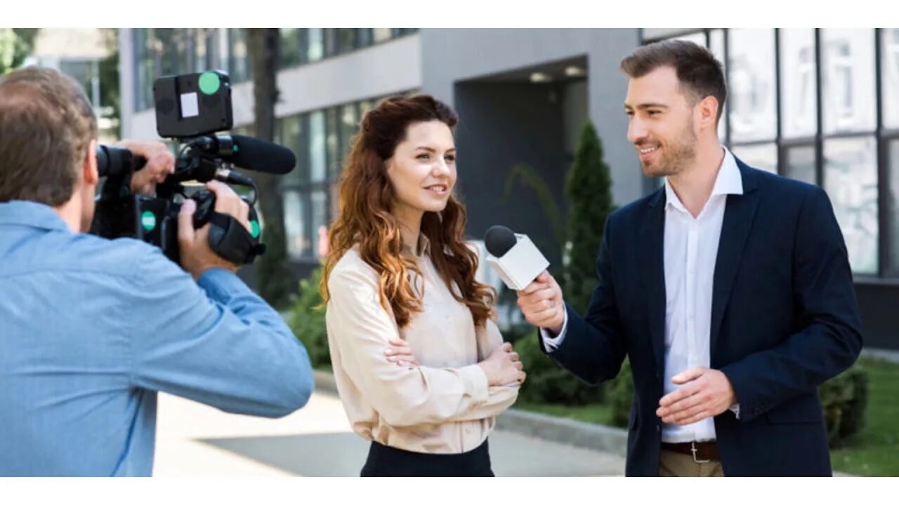 Listen to a reporter interviewing