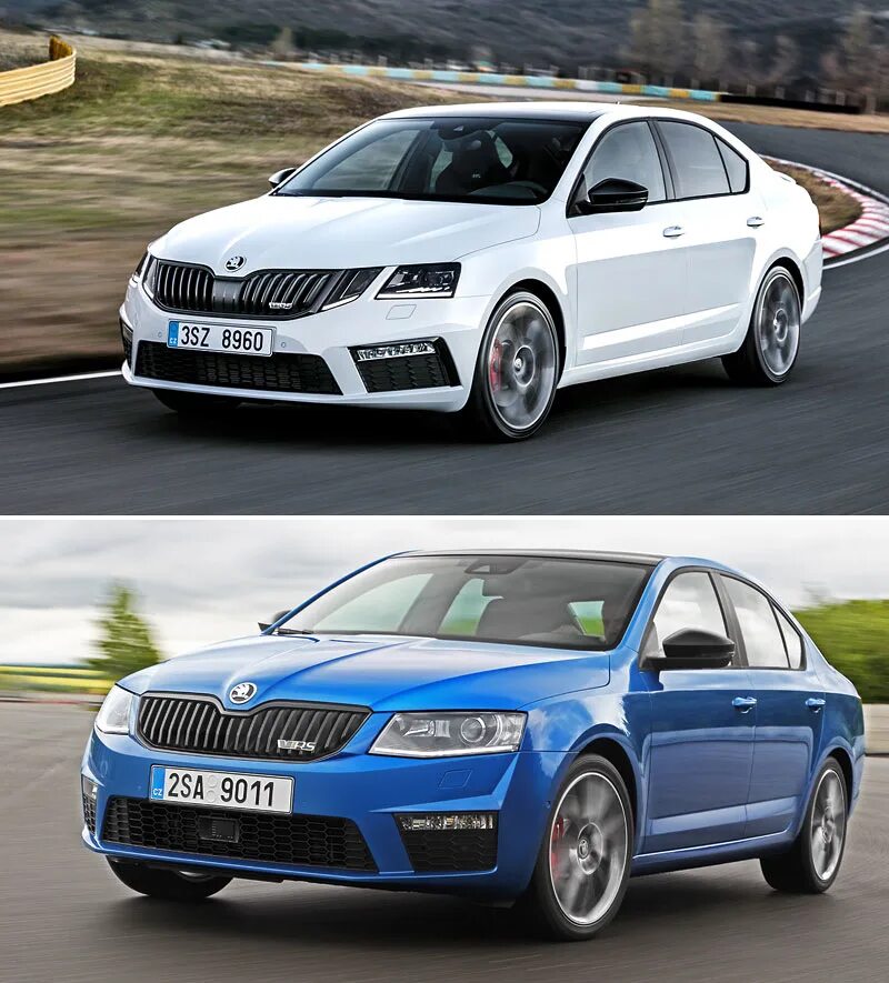 Skoda Octavia RS 2017. Škoda Octavia RS a6.