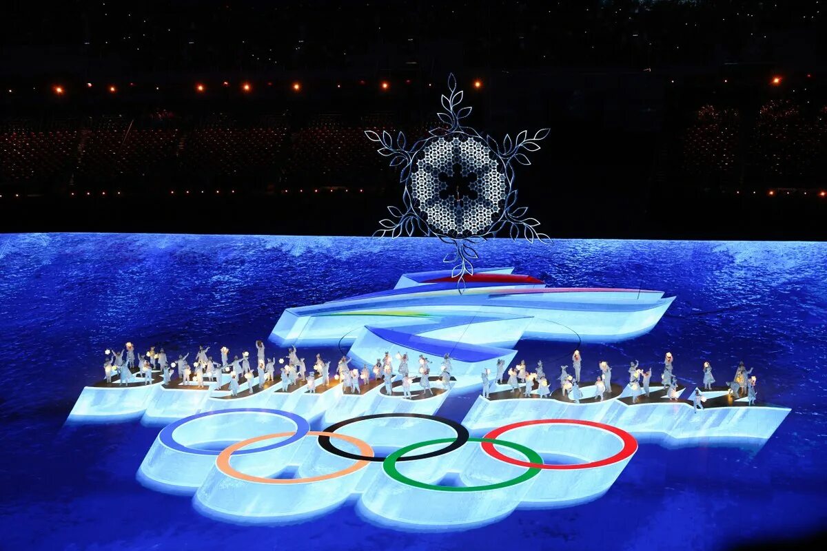 Олимпийский Пекин 2022. Зимние Олимпийские игры в Пекине 2022. Церемония закрытия Олимпийских игр в Пекине 2022. Олимпийский огонь в Пекине 2022.